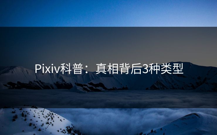 Pixiv科普：真相背后3种类型